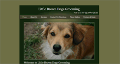 Desktop Screenshot of littlebrowndogsgrooming.com